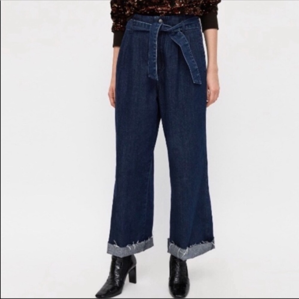 New Zara Trafaluc Trouser Denim